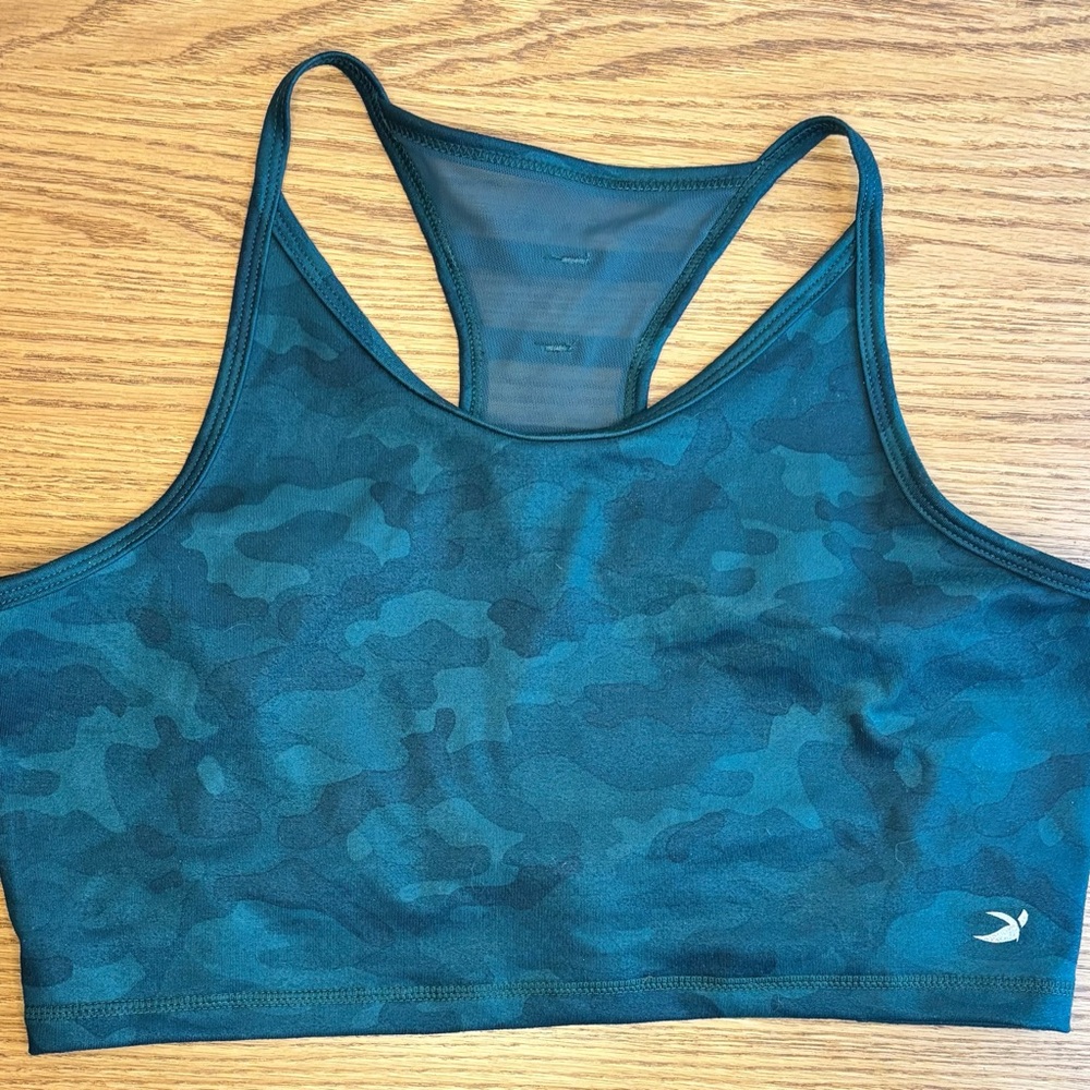 Glyder Camo Racerback Sports Bra